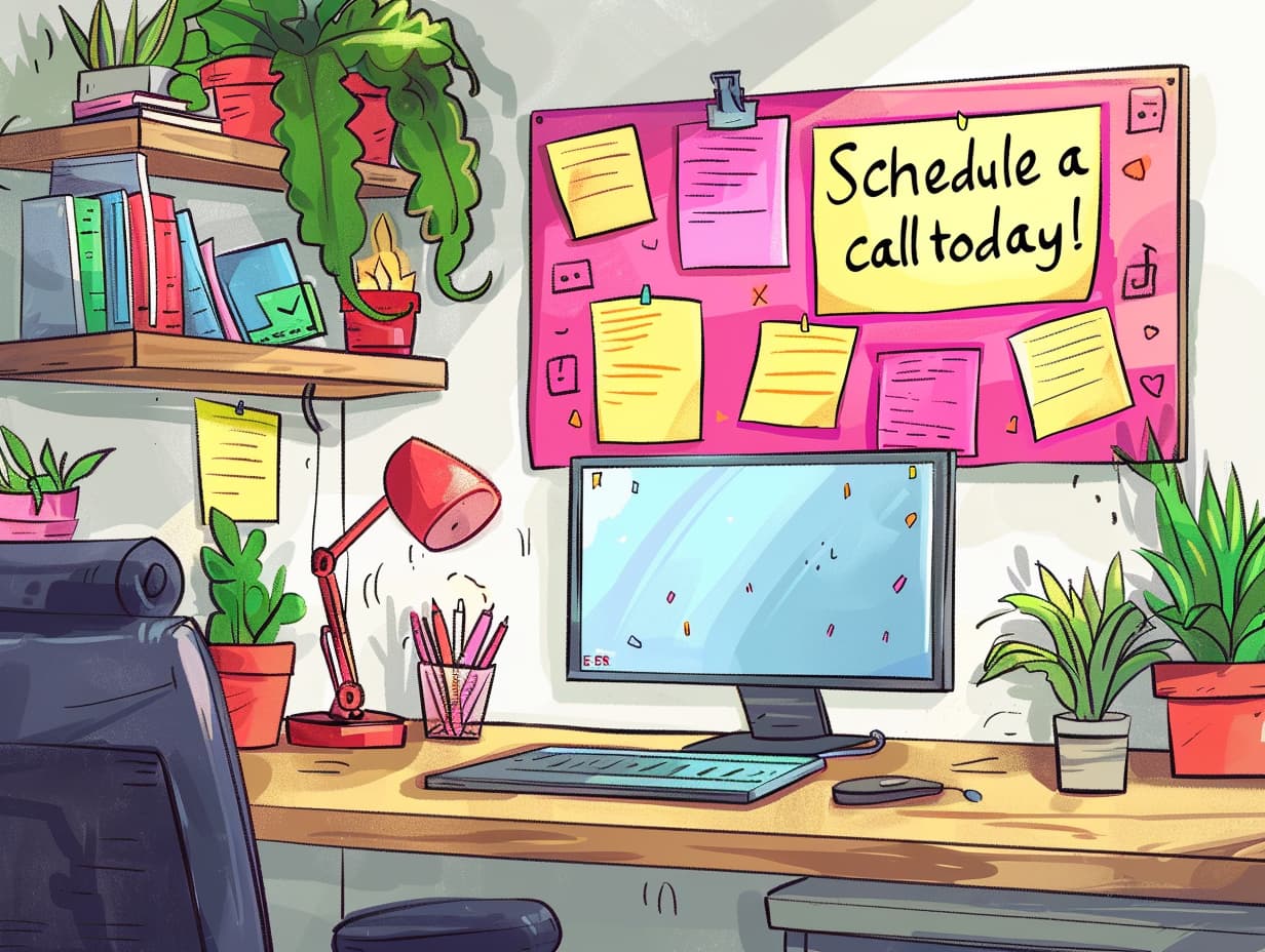 traveller3017 modern cartoon stylePost it notes on the desk emp 0b3167ba 268f 4ce3 926e 6d1912460e17