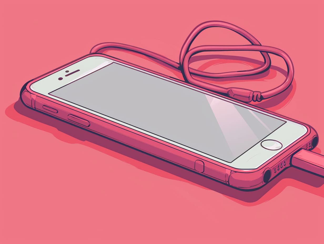 traveller3017 modern cartoon styleThe phone is connected to a c 1419af51 9191 4cdc 98e0 b7dae884adf4