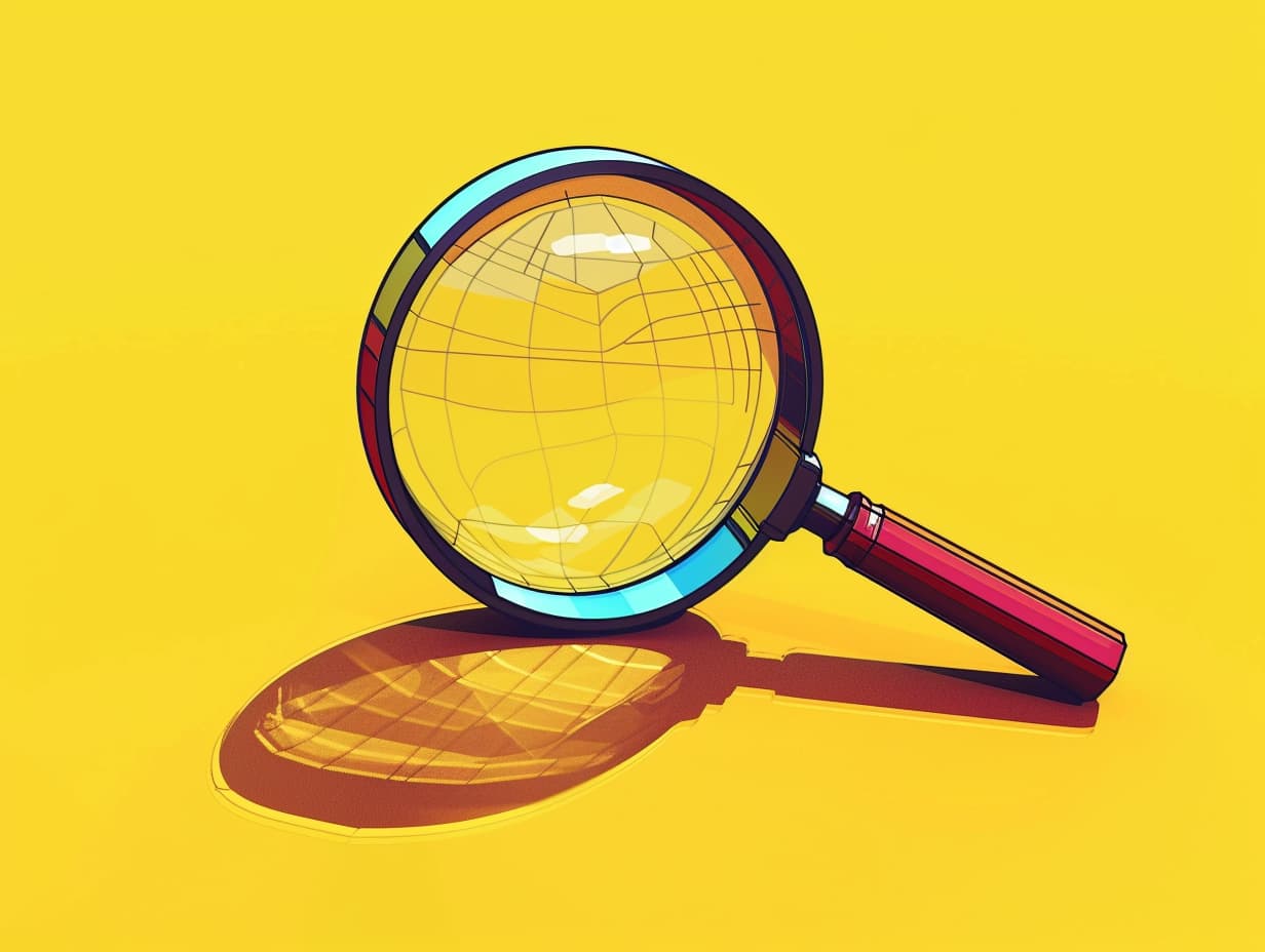 traveller3017 modern cartoon styleAn icon of a magnifying glass 544ec100 ddd2 4d9b 90c7 82a141c9bdf3