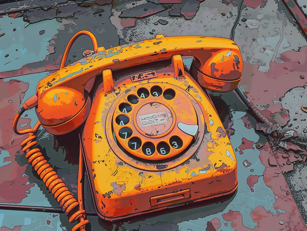 traveller3017 modern cartoon styleThe phone a relic of older te dc1c7b06 d699 4ed8 be2b 96b791c10918 1